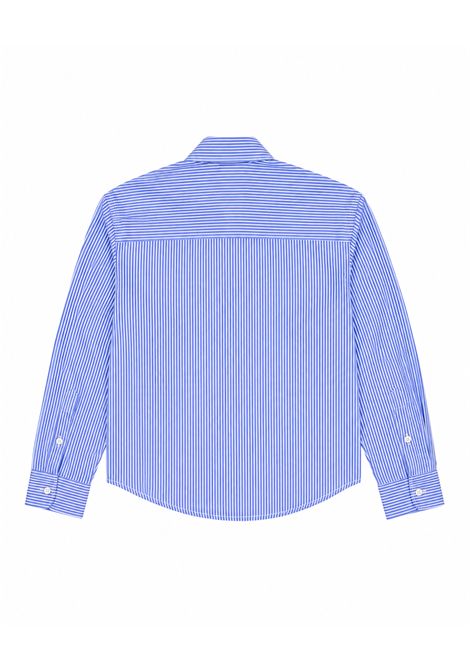 Camicia a righe PAOLO PECORA KIDS | PP4453AZZURRO
